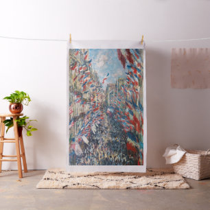 Claude Monet - La Rue Montorgueil - Paris Stoff