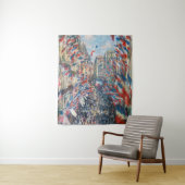 Claude Monet - La Rue Montorgueil - Paris Wandteppich (Beispiel)