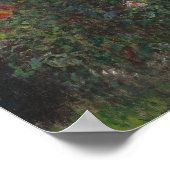 Claude Monet - Ladys in Blume Poster (Ecke)