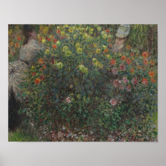 Claude Monet - Ladys in Blume Poster (Vorne)