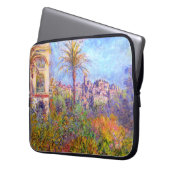 Claude Monet: Landhäuser bei Bordighera Laptopschutzhülle (Vorderseite Links)