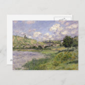 Claude Monet | Landscape, Vetheuil, 1879 Postkarte (Vorne/Hinten)