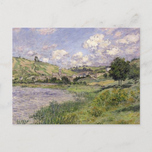 Claude Monet | Landscape, Vetheuil, 1879 Postkarte (Vorderseite)