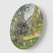 Claude Monet | Landschaft: Der Parc Monceau Große Wanduhr (Winkel)