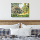 Claude Monet - Landschaft: Der Parc Monceau Leinwanddruck (Insitu (Schlafzimmer))