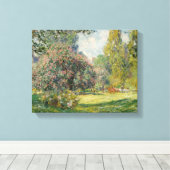 Claude Monet - Landschaft: Der Parc Monceau Leinwanddruck (Insitu (Holzboden))