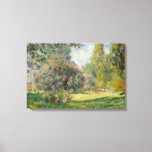 Claude Monet - Landschaft: Der Parc Monceau Leinwanddruck (Vorderseite)