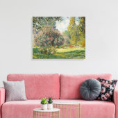 Claude Monet | Landschaft: Der Parc Monceau Leinwanddruck (Insitu (Wohnzimmer))