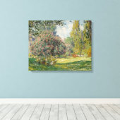 Claude Monet | Landschaft: Der Parc Monceau Leinwanddruck (Insitu (Holzboden))