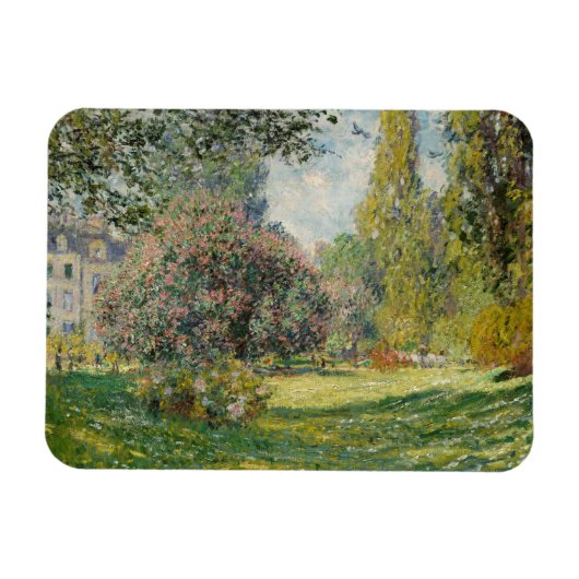 Claude Monet - Landschaft: Der Parc Monceau Magnet (Horizontal)
