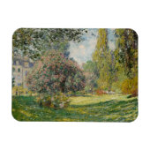 Claude Monet | Landschaft: Der Parc Monceau Magnet (Horizontal)