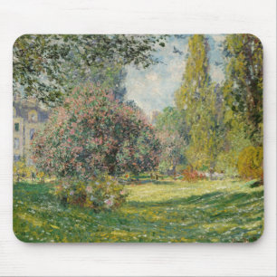Claude Monet - Landschaft: Der Parc Monceau Mousepad
