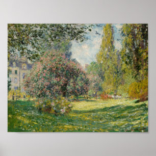 Claude Monet - Landschaft: Der Parc Monceau Poster