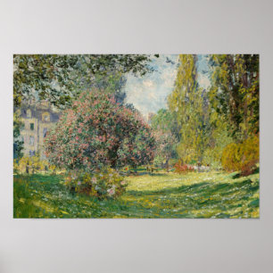 Claude Monet - Landschaft: Der Parc Monceau Poster