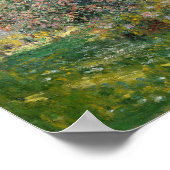 Claude Monet | Landschaft: Der Parc Monceau Poster (Ecke)