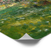 Claude Monet - Landschaft: Der Parc Monceau Poster (Ecke)