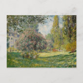 Claude Monet | Landschaft: Der Parc Monceau Postkarte (Vorderseite)