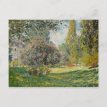 Claude Monet | Landschaft: Der Parc Monceau Postkarte<br><div class="desc">Landschaft Der Park Monceau von Claude Monet � Bridgeman Bilder</div>