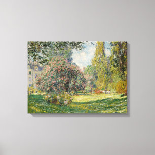 Claude Monet  Landschaft: Der Park Monceau Leinwanddruck