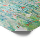 Claude Monet Landschaft im Ile Saint Martin Poster (Ecke)