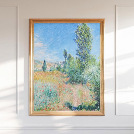 Claude Monet Landschaft im Ile Saint Martin Poster