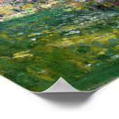 Claude Monet Landschaft Parc Monceau Poster (Ecke)