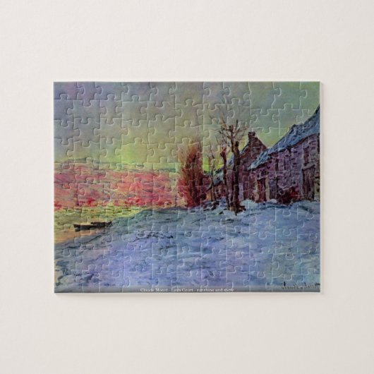 Claude Monet - Lava-Gericht - Sonnenschein und Puzzle (Horizontal)