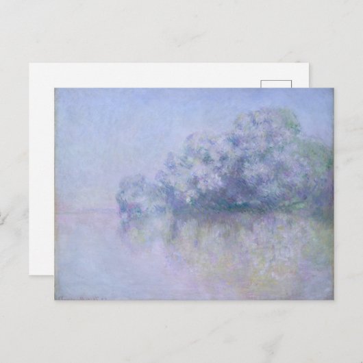 Claude Monet | � le aux Orties near Vernon Postkarte (Vorne/Hinten)