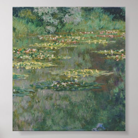 Claude Monet - Le Bassin des Nympheas Poster (Vorne)