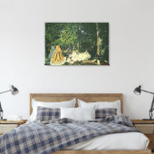 Claude Monet | Le Dejeuner sur l'Herbe, 1865-1866 Leinwanddruck (Insitu (Schlafzimmer))