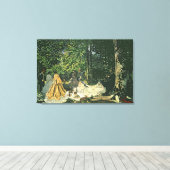 Claude Monet | Le Dejeuner sur l'Herbe, 1865-1866 Leinwanddruck (Insitu (Holzboden))