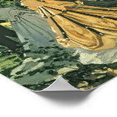 Claude Monet | Le Dejeuner sur l'Herbe, 1865-1866 Poster (Ecke)