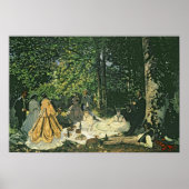 Claude Monet | Le Dejeuner sur l'Herbe, 1865-1866 Poster (Vorne)