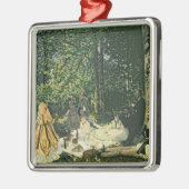 Claude Monet | Le Dejeuner sur l'Herbe, 1865-1866 Silbernes Ornament (Links)