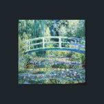 Claude Monet Leinwanddruck<br><div class="desc">Claude Monet - Water Lilies und japanische Brücke</div>