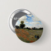 Claude Monet - Les Coquelicots Button (Vorne & Hinten)