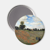 Claude Monet - Les Coquelicots Magnet (Vorderseite/Rückseite)