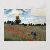 Claude Monet - Les Coquelicots Postkarte (Vorderseite)