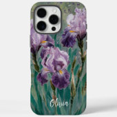 Claude Monet Lila Iris Blume, Personalisiert Case-Mate iPhone Hülle (Rückseite)