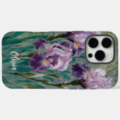 Claude Monet Lila Iris Blume, Personalisiert Case-Mate iPhone Hülle (Rückseite (Horizontal))