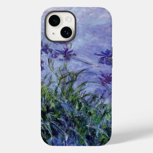Claude Monet Lila Irises Case-Mate iPhone Hülle (Rückseite)