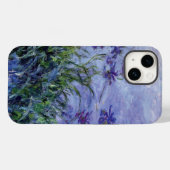 Claude Monet Lila Irises Case-Mate iPhone Hülle (Rückseite (Horizontal))