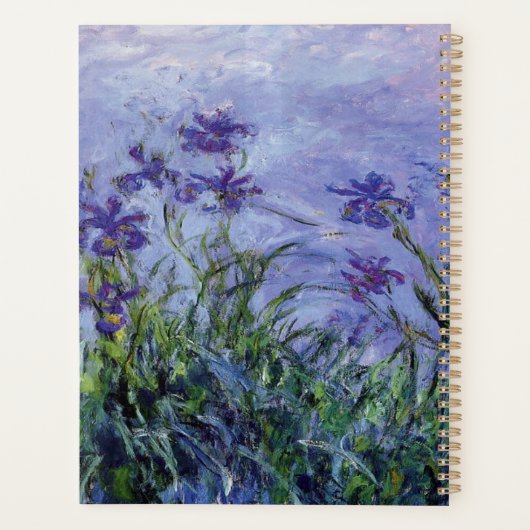 Claude Monet Lila Irises Planer (Rückseite)