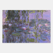 Claude Monet Lila & Pink Water Lilies Geschenkpapier Set (Vorderseite 3)