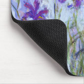Claude Monet - Lila Schwertlilien / Iris Mauves Mousepad (Ecke)