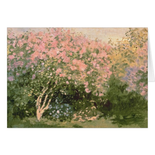 Claude Monet | Lilac in the Sun, 1873 (Vorderseite (Horizontal))