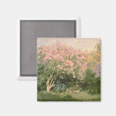 Claude Monet | Lilac in the Sun, 1873 Magnet (Vorderseite/Rückseite)