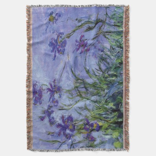 Claude Monet Lilac Irises Decke (Vorderseite Vertikal)