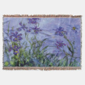 Claude Monet Lilac Irises Decke (Vorderseite)