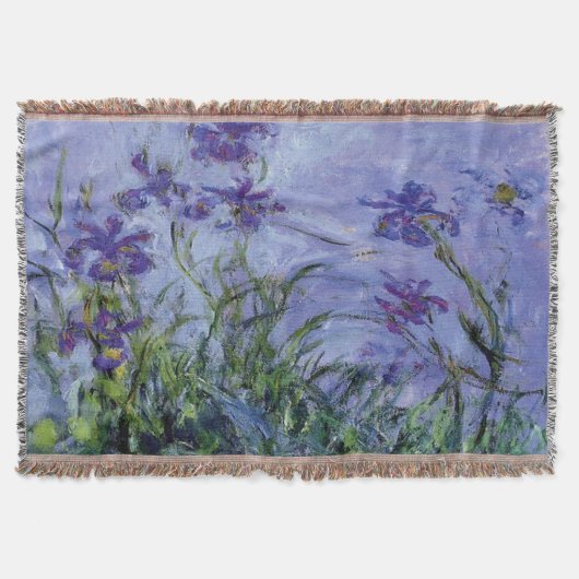 Claude Monet Lilac Irises Decke (Vorderseite)